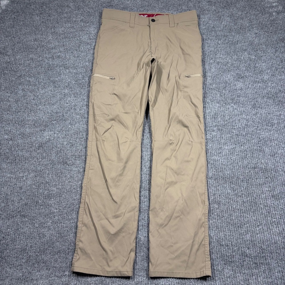 Wrangler ATG Pants Mens 31x30 Cargo Beige Outdoor Hiking Straight Leg Outdoors